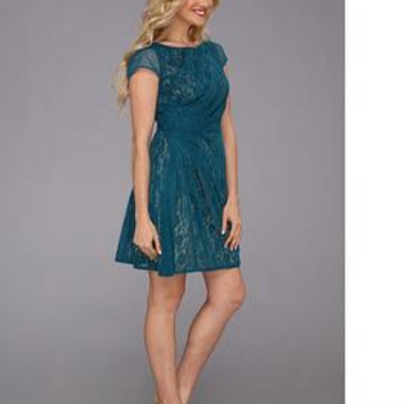 πππππ’π₯ $πππ Blue Teal lace dress Jessica Simpson Size 12 New with tags - Picture 16 of 16